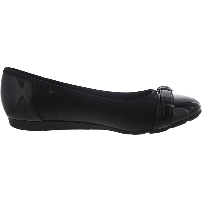 Anne Klein Womenâ€™s Able Comfortable Ballet Flat, Black, 8.5 M US - Image 2